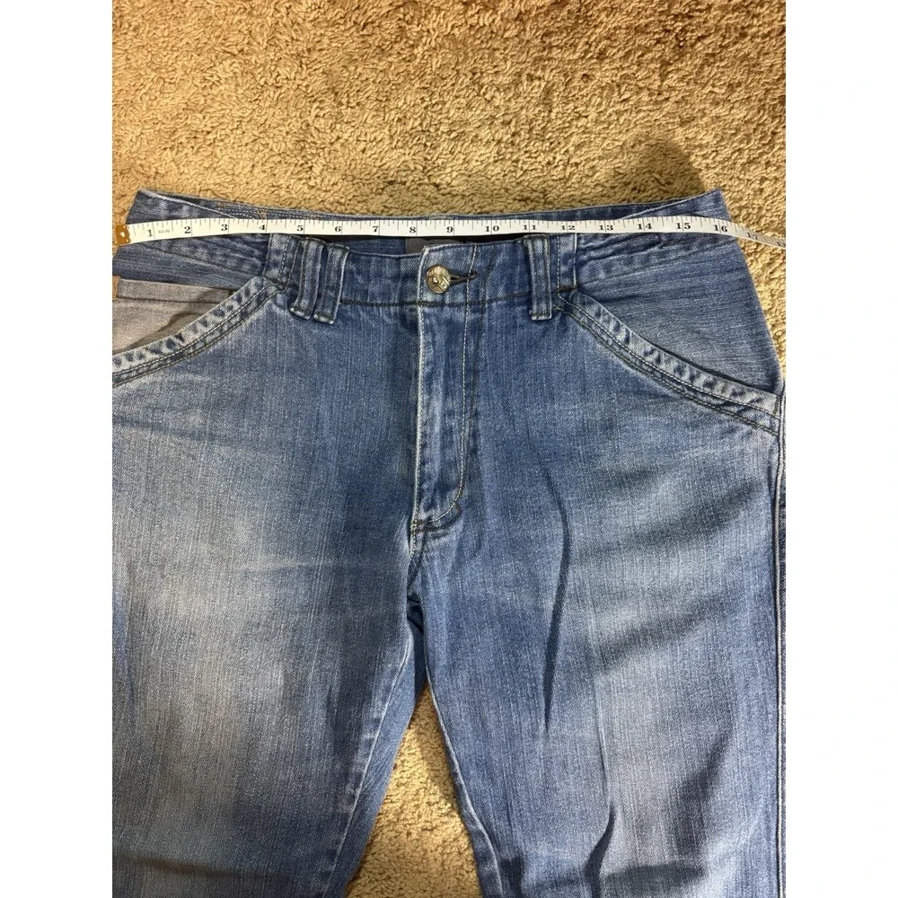 Reef Jean Mens 32x29 N5 Straight Leg Relaxed Fit Distressed Low Rise Surf Grunge